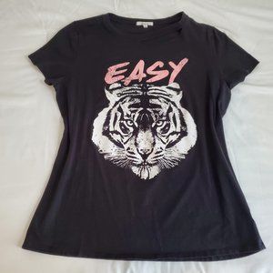Maurices Black Tiger Graphic